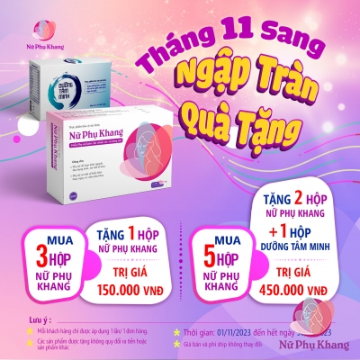 THÔNG BÁO CHƯƠNG TRÌNH THÁNG 11 SANG NGẬP TRÀN QUÀ TẶNG